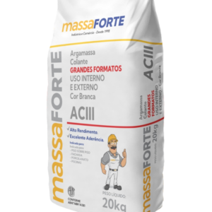Argamassa Massaforte ACIII - Branca - Grandes Formatos